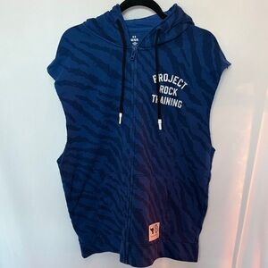 UNDER ARMOUR PROJECT ROCK SLEEVELESS HOODIE